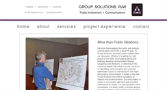 Desktop Screenshot of groupsolutionsrjw.com